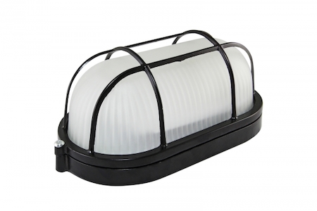 TDM ELECTRIC SQ0303-0037 Светильник НПБ1402 черный/овал с реш. 60Вт IP54 TDM